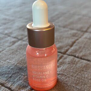 Biossance Squalane + Vitamin C Rose Oil Facial Oil travel size .4 oz NEW
